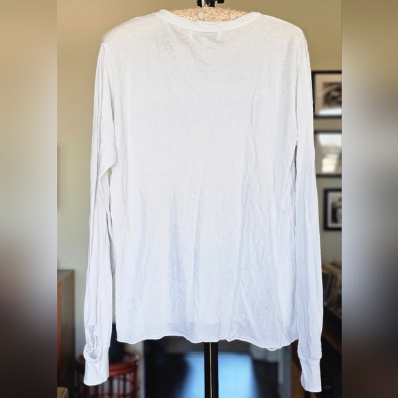 Wildfox "I Hope Ghosts Believe In Me" White Long Sleeve Tee - Picture 5 of 7